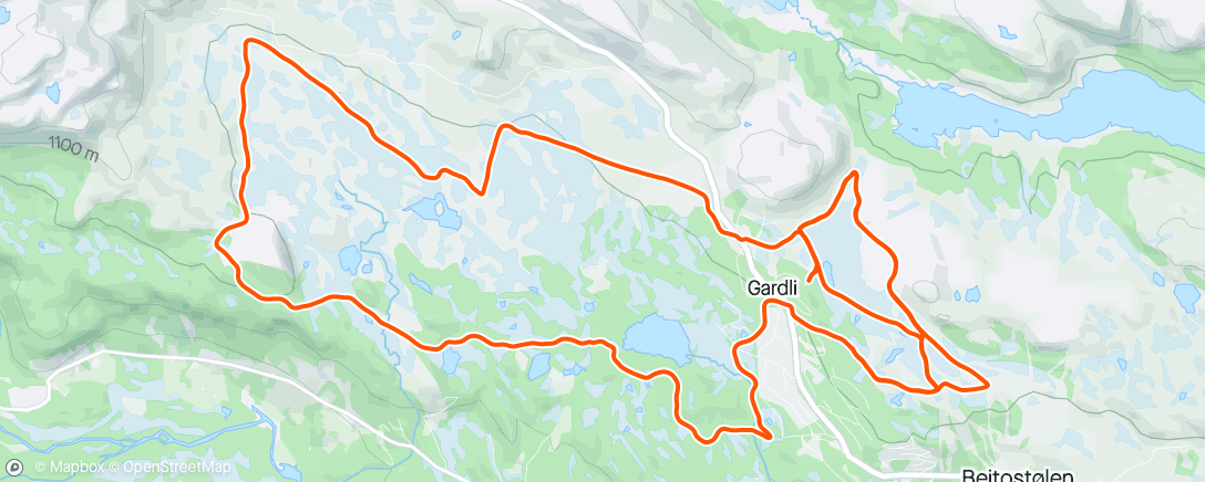 「Småbrøyting i deilig nysnø❄️❄️❄️🙂😁❄️❄️❄️❄️」活動的地圖