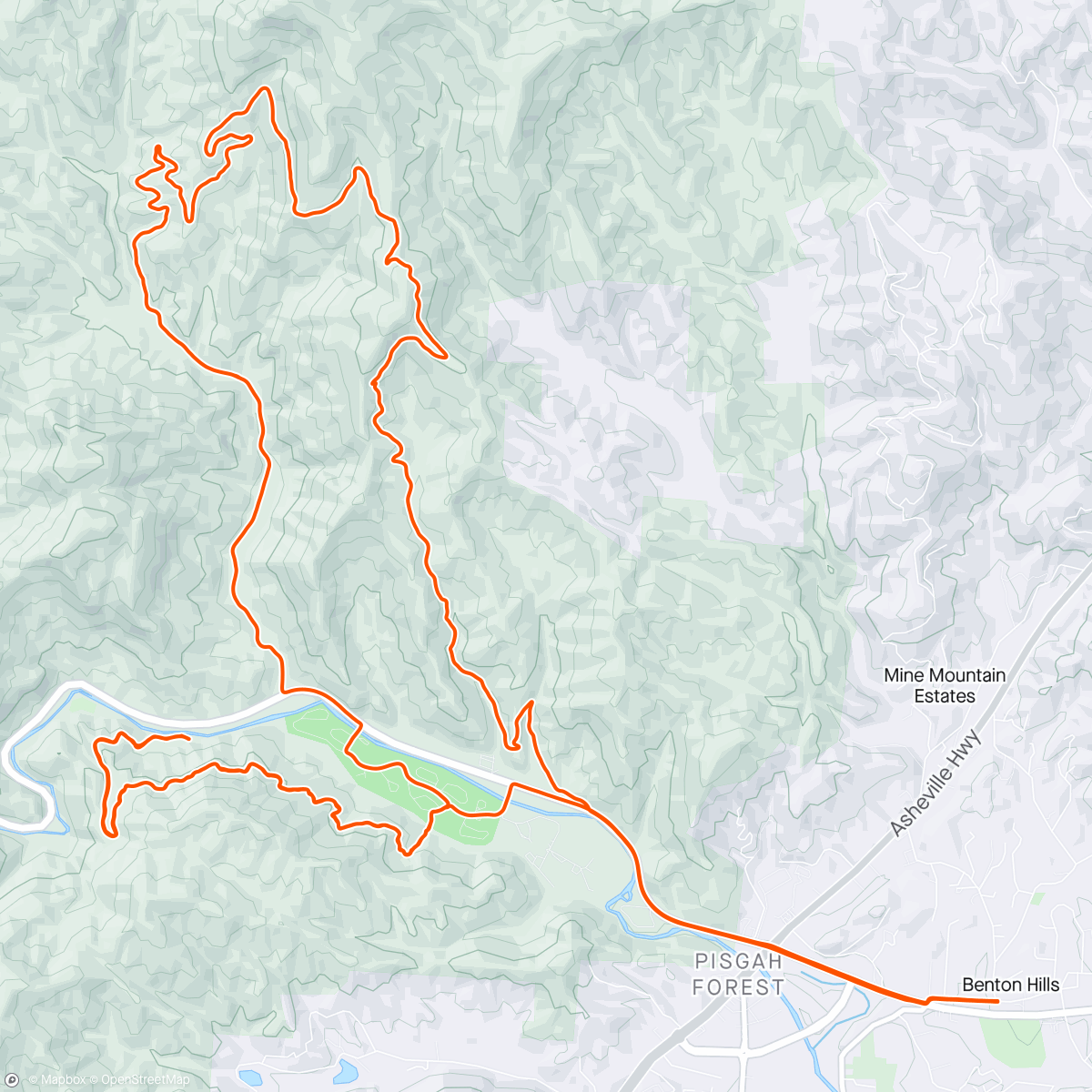 Map of the activity, New Bike Day!