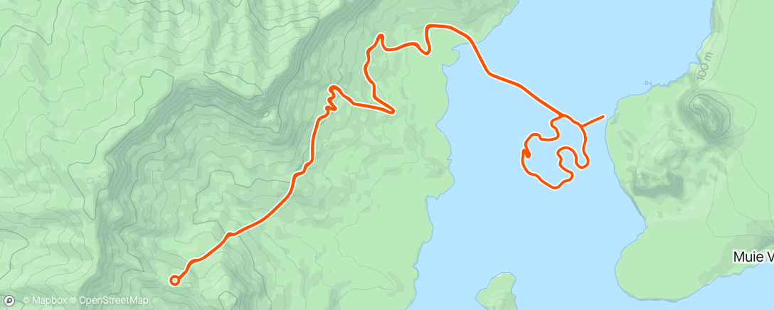 Map of the activity, Zwift - Climb Portal: La Laguna Negra in Watopia