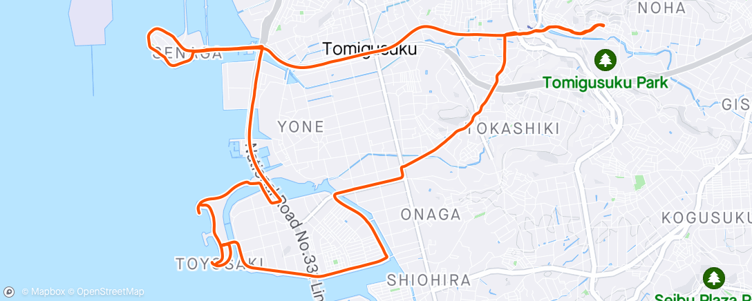 Mapa da atividade, 夕方ポタ