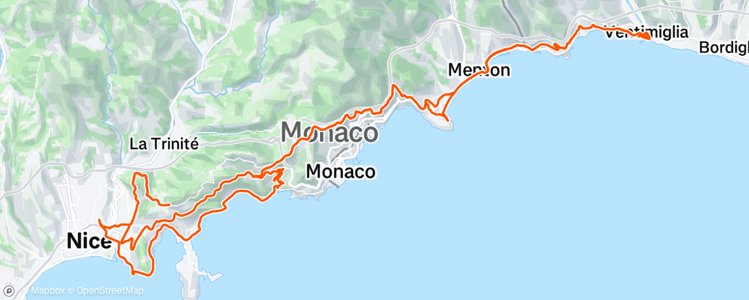 Mappa dell'attività Sortie vélo le midi