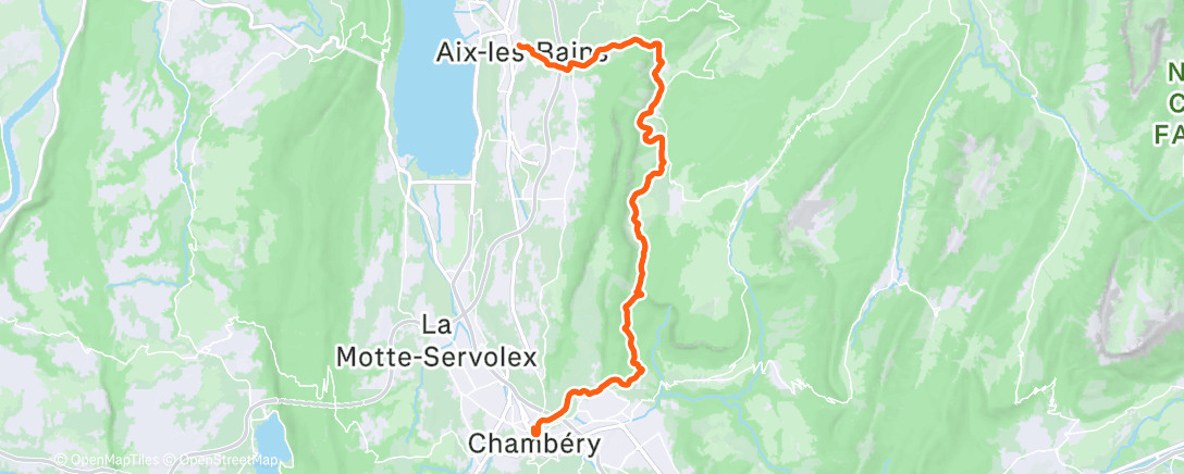 Mapa de la actividad (C'est full glace en haut ❄️🧊)