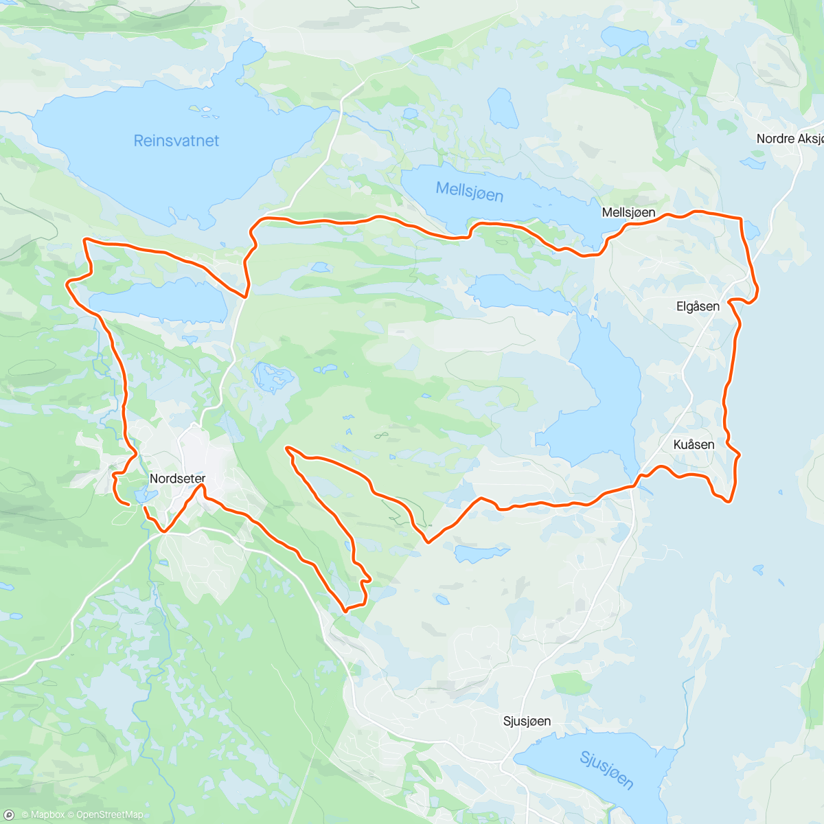 Map of the activity, Påske 2024 #2 🐣☀️ Soltur 😎
