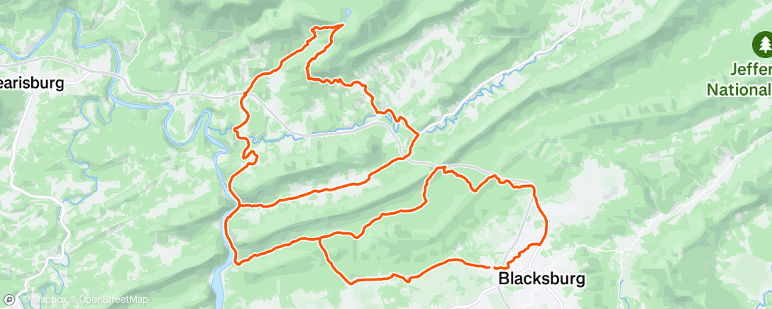 Map of the activity, Roadie