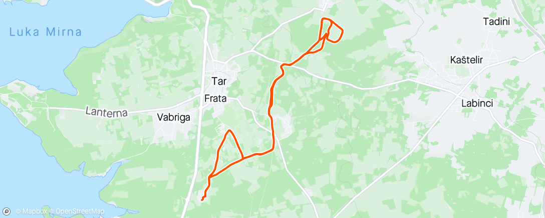 Map of the activity, Quad Ride