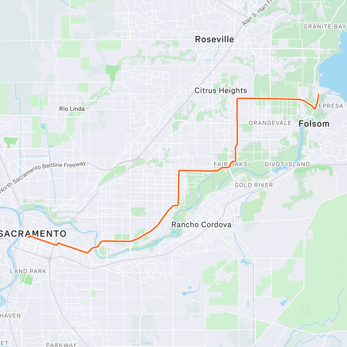 Map of the activity, CIM -  it was a dream day for this old man