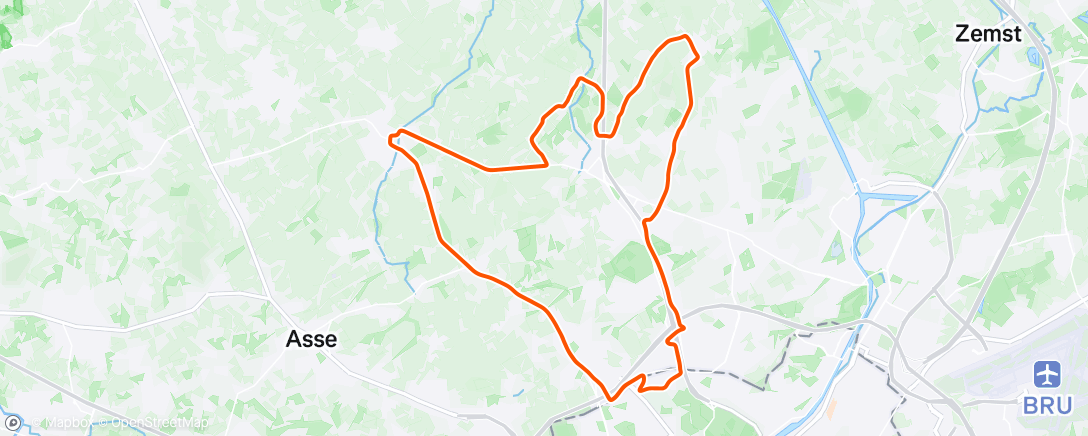 Map of the activity, Koers