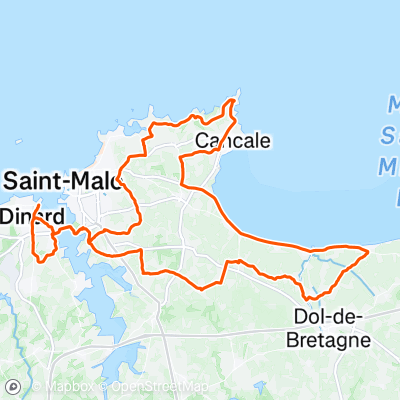 Dinard | 61.5 mi Cycling Route on Strava