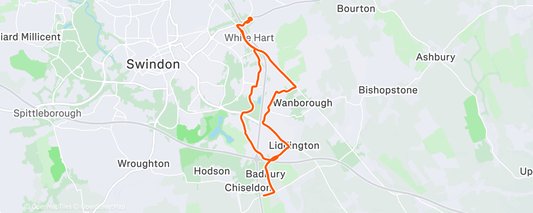 Map of the activity, Tandem to do errands