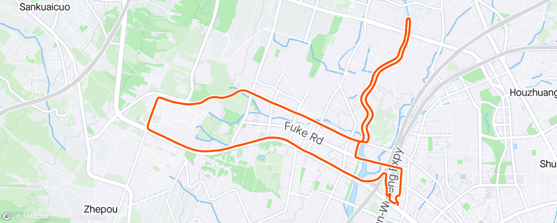 Map of the activity, Morning Ride