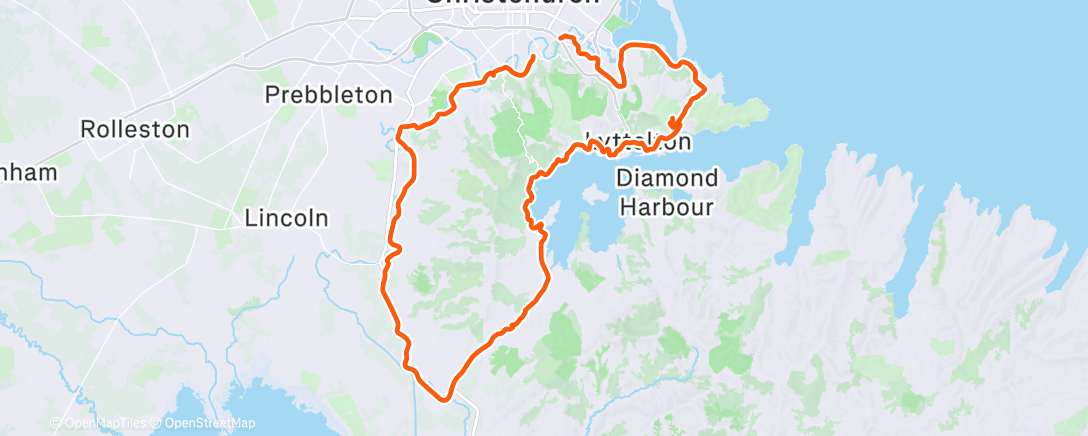 Карта физической активности (Morning Ride)