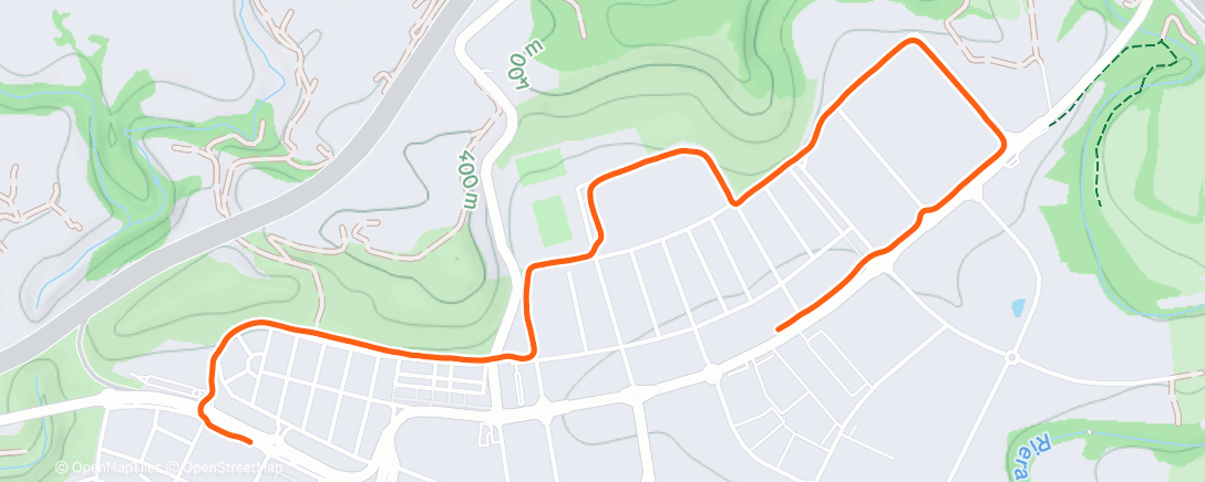 Map of the activity, 0,5 canelons menys