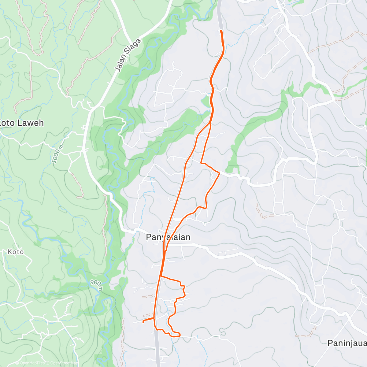 Map of the activity, Morning Ride