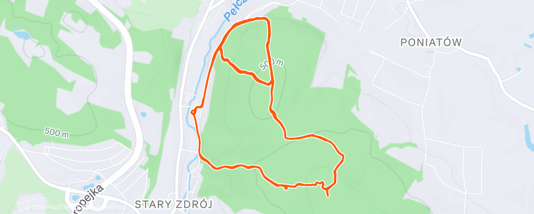 Map of the activity, Lunch E-Mountain Bike Ride