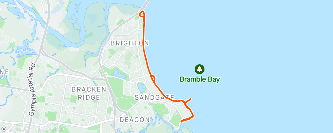 Map of the activity, Bramble Amble 15k