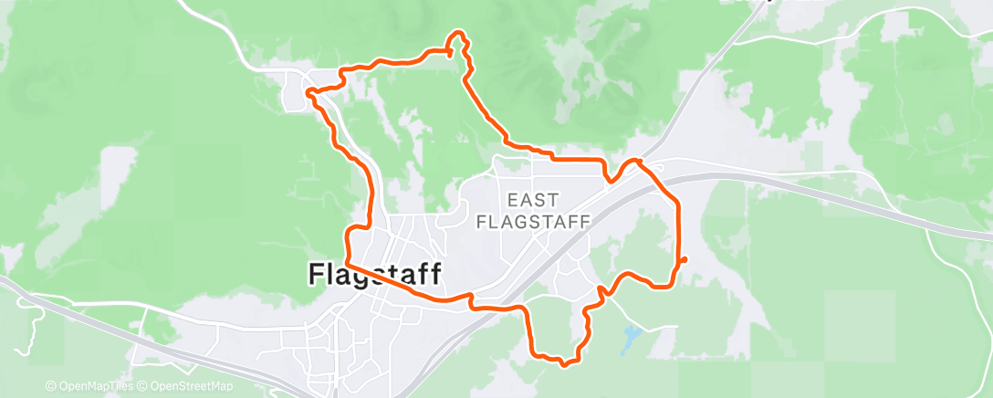 Map of the activity, Sore legs, full heart