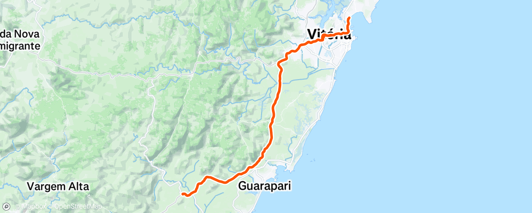 Карта физической активности (Bate volta trevo de Alfredo Chaves)