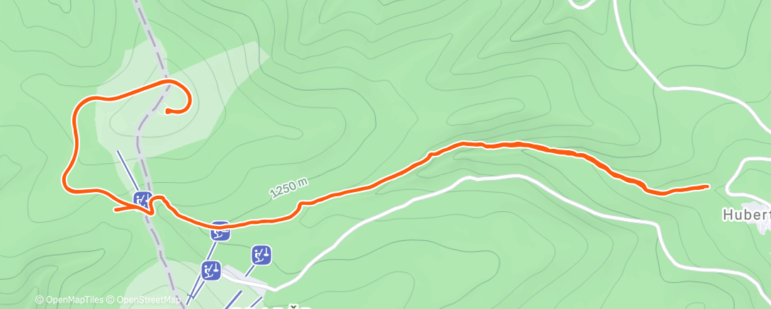 Map of the activity, Morning Walk