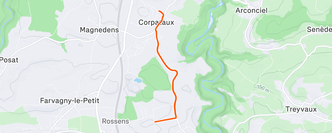 アクティビティ「Pm lil jogg」の地図