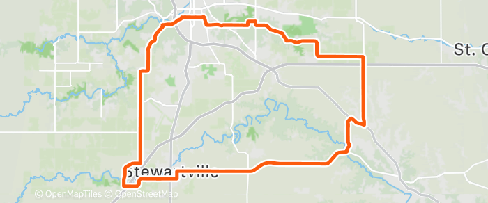 Route map for Saturday 6/27 Group Ride