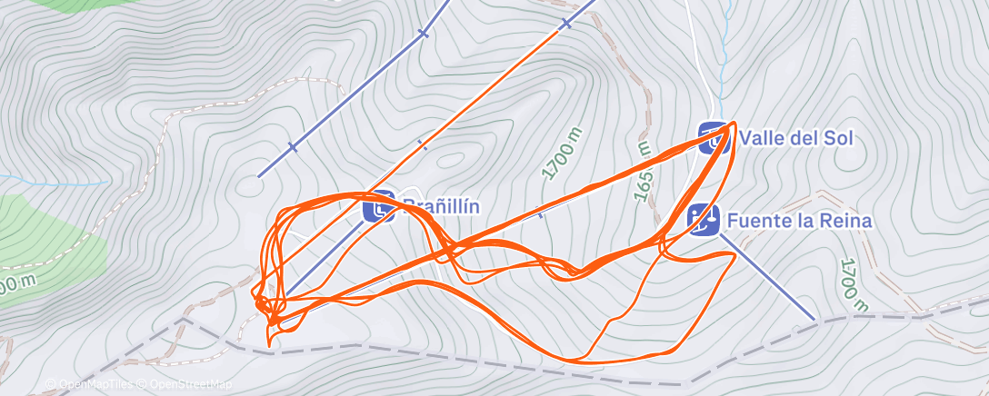 Mappa dell'attività Primer dia de la temporada....25-26!