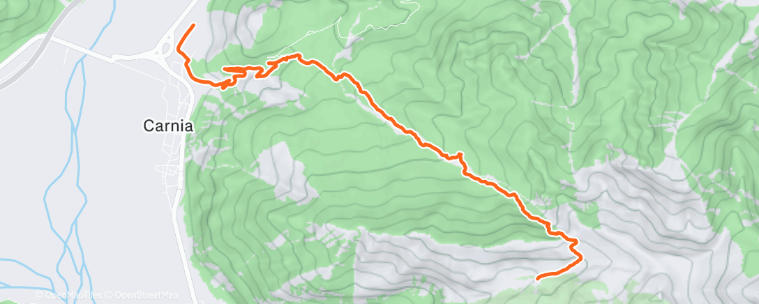 Карта физической активности (Escursione mattutina)