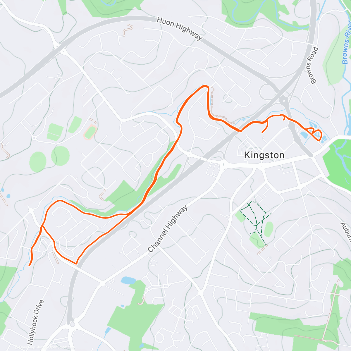 Map of the activity, Whitewater Creek trail