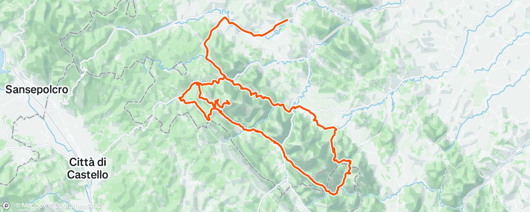 Map of the activity, Giro Stage 7