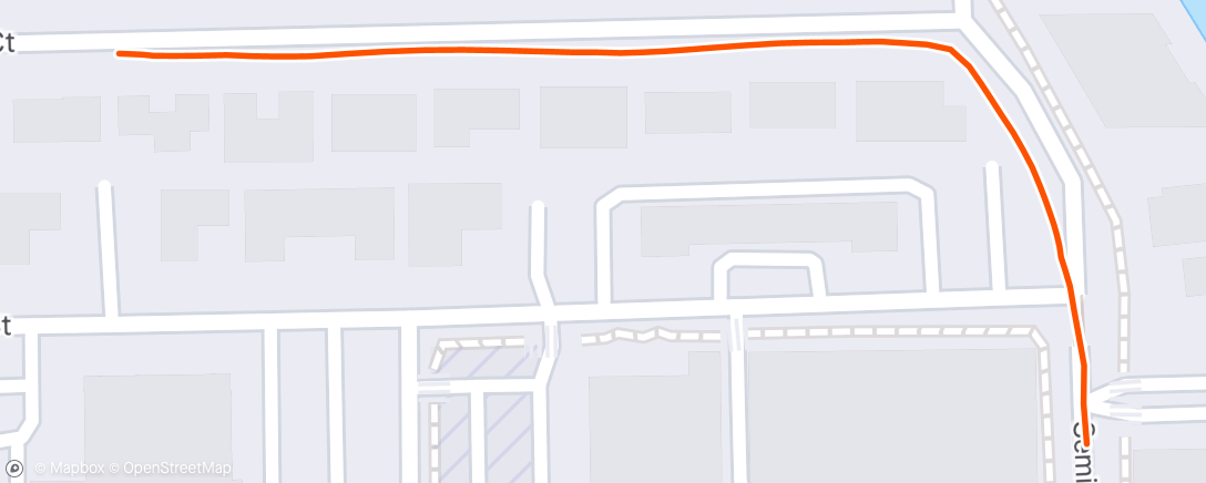 Map of the activity, Evening Walk