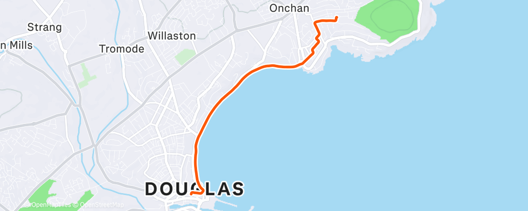 Mappa dell'attività Afternoon Ride