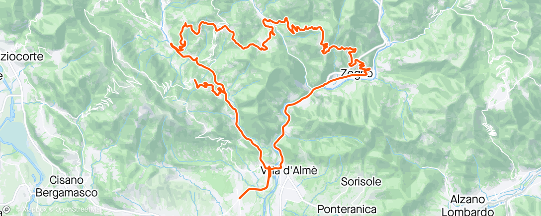 Mapa de la actividad (Sant’Antonio, Laxolo, Capizzone)