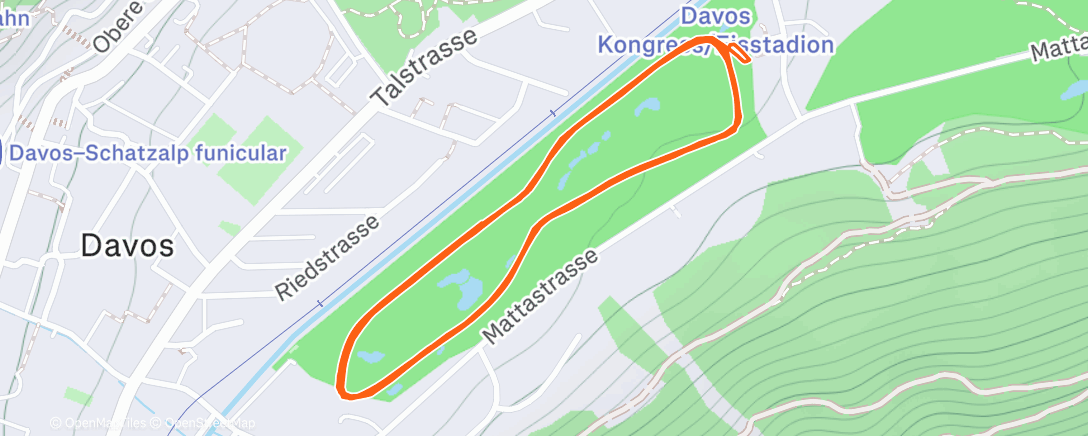 Map of the activity, Ski Nordisch am Nachmittag