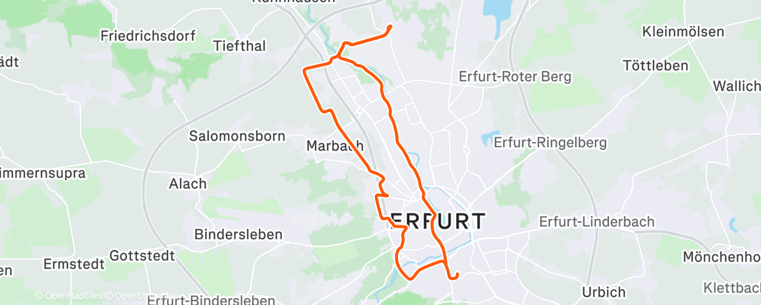 Map of the activity, Bike2Work 📯📨 25/194