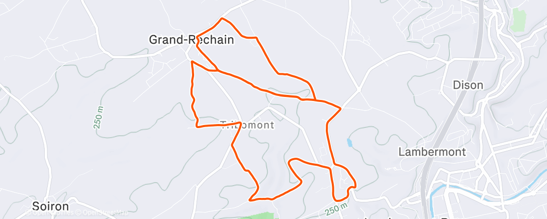 Mappa dell'attività Morning Trail Run