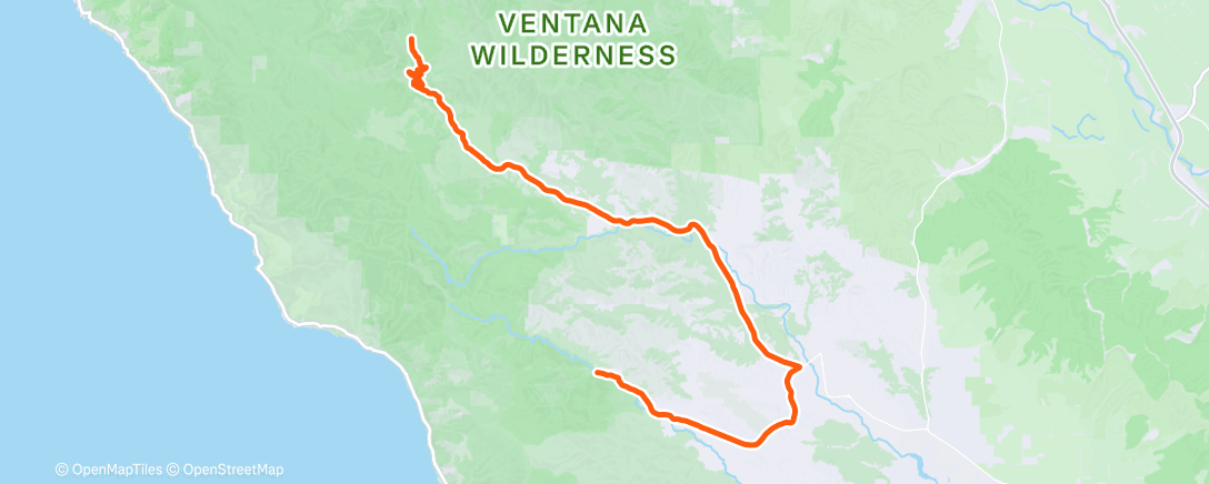 Map of the activity, Morning Ride
