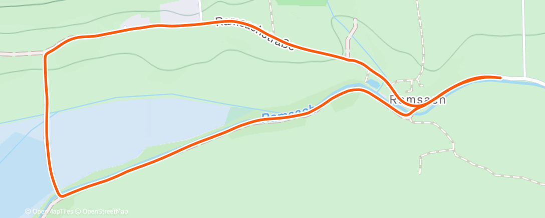 Map of the activity, Mittagspaziergang