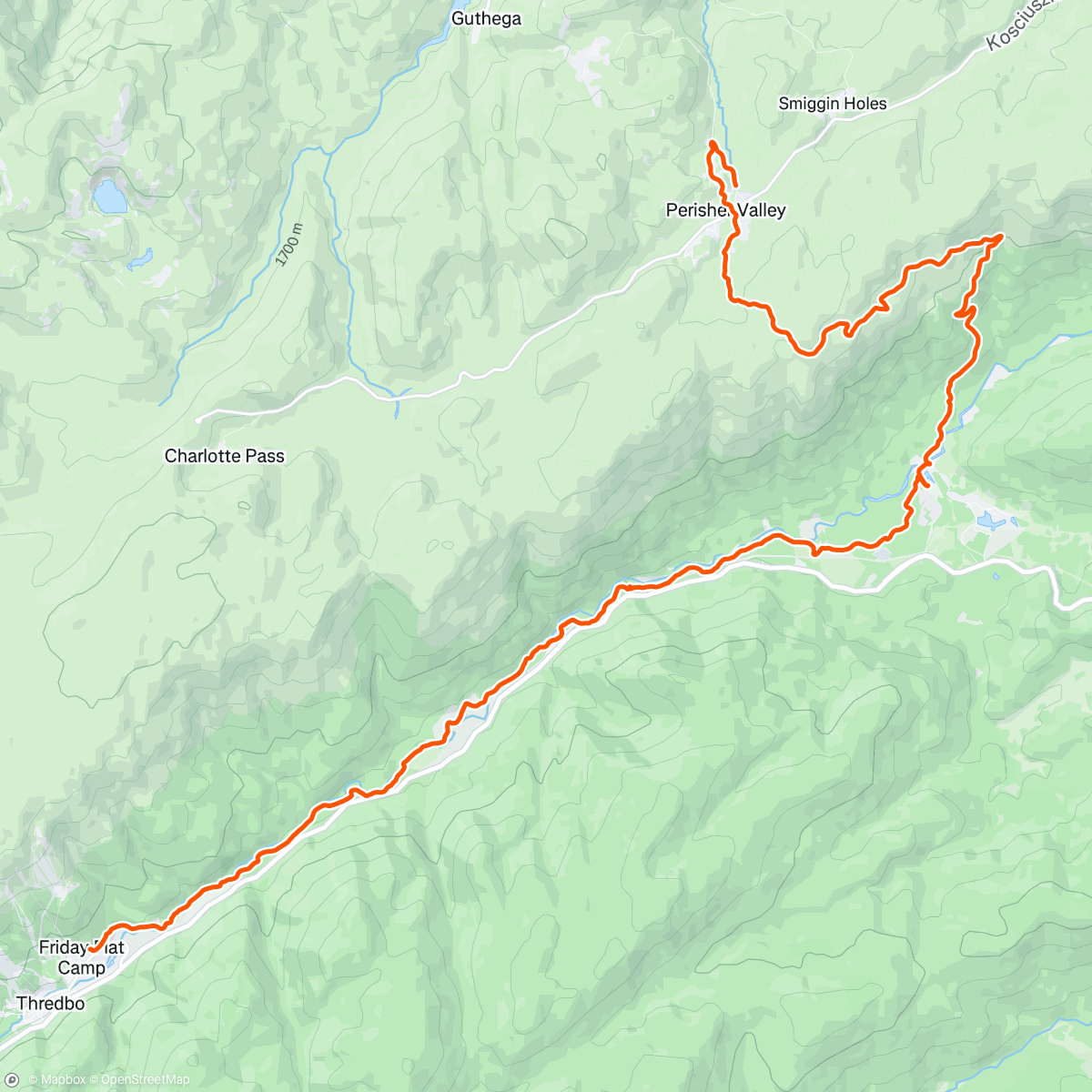 Mapa da atividade, UTK 30km - A Toasty Day On The Trails!