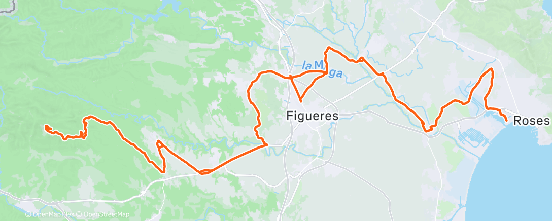 Map of the activity, stage 🇪🇸 j4: col de 18km avec des bon passage a +10%