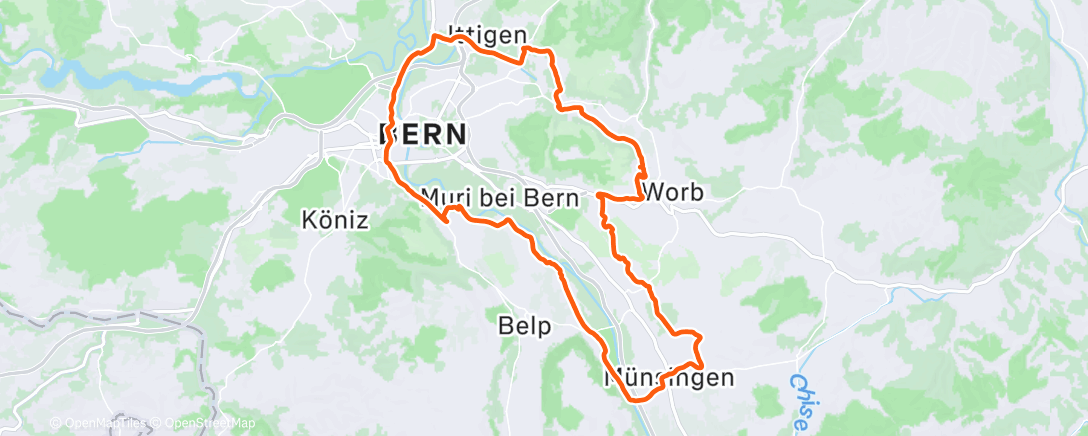 Map of the activity, Gravel Ost