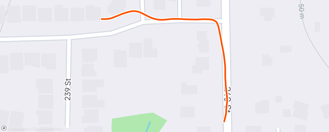 Map of the activity, Morning Walk