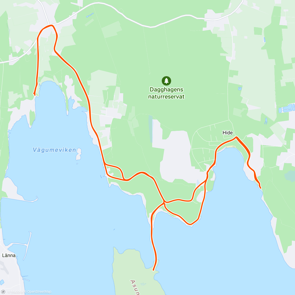 Map of the activity, Gravel rride on wet roads :)