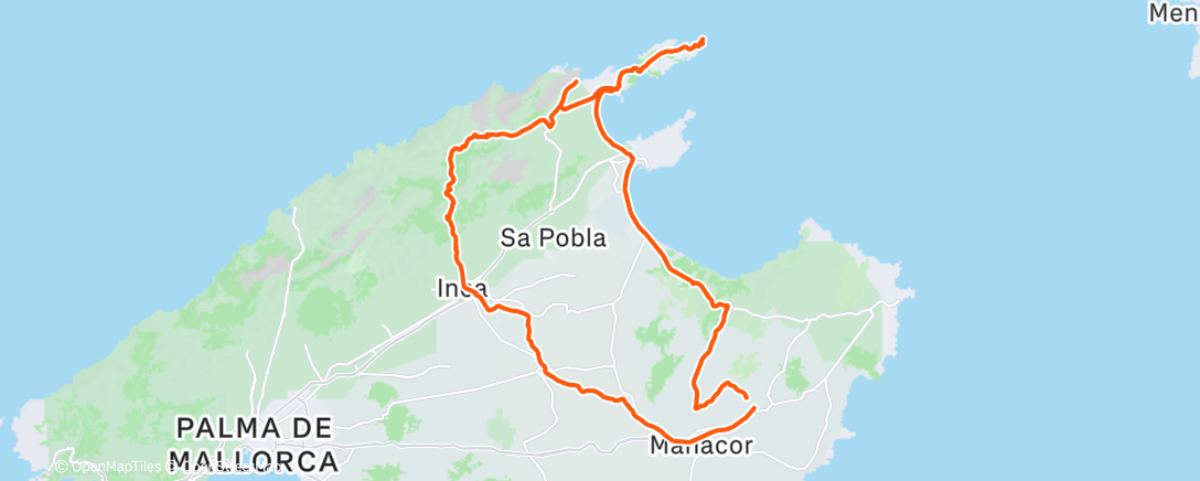 Карта физической активности (Morgenausfahrt)