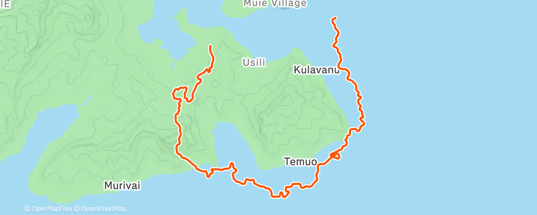 Карта физической активности (Zwift - TrainerRoad: Cabell on Temple Trek in Watopia)