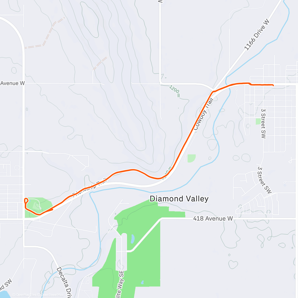 Map of the activity, Christmas lights glisten