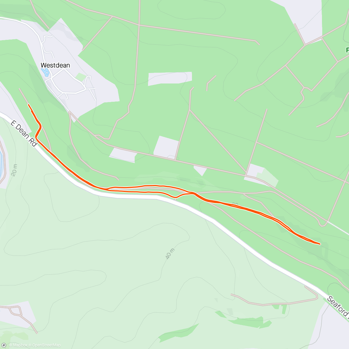 Mappa dell'attività 4k Friston southern edge
