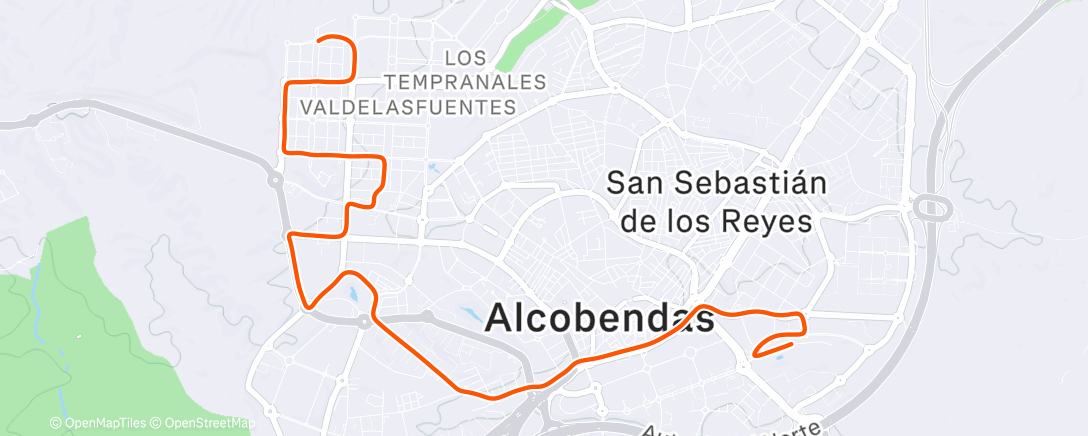 Map of the activity, Calentado motores 💃💃💃