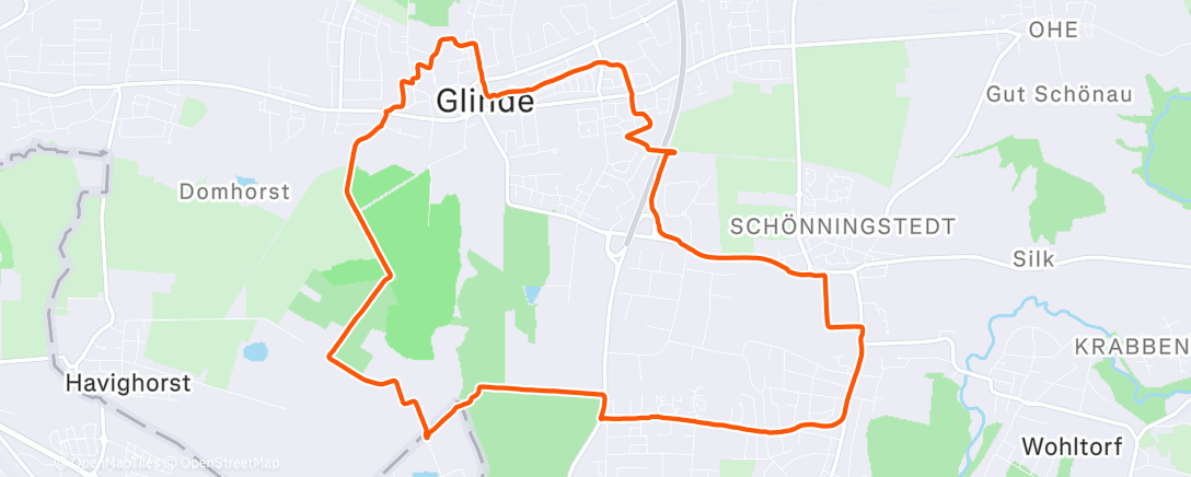 Map of the activity, Rouladen 
abstrampeln 🏃🏼‍♂️