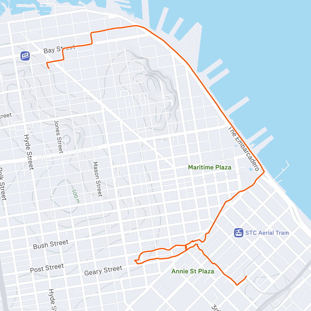 Map of the activity, Nocne zwiedzanie dekoracji 🎄