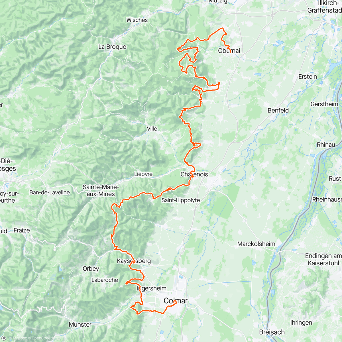 Map of the activity, UTMB Ultra trail des chevaliers