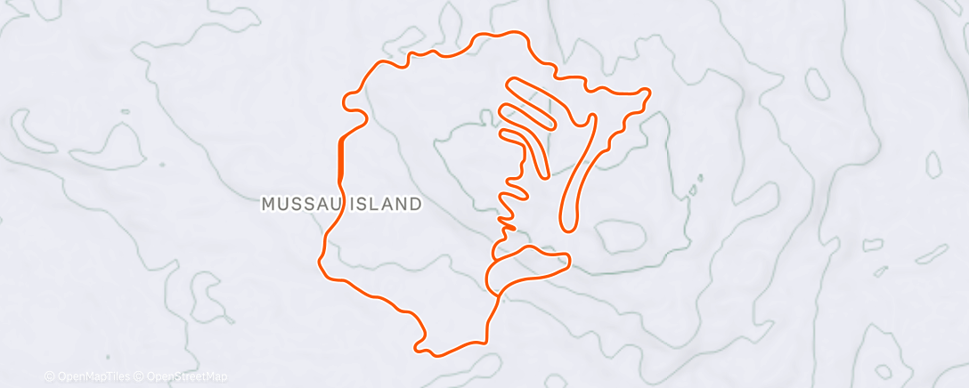 Map of the activity, TrainingPeaks Virtual - Workout: Z4/Z2 (2´´/2´´)